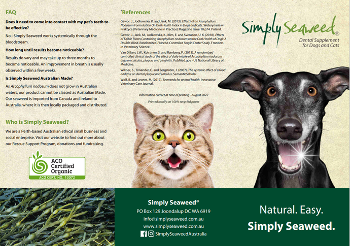 Simply Seaweed Brochure