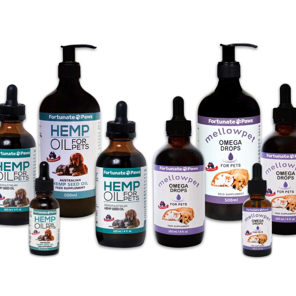 Hemp Oil & Omega 3 Drops for Dogs