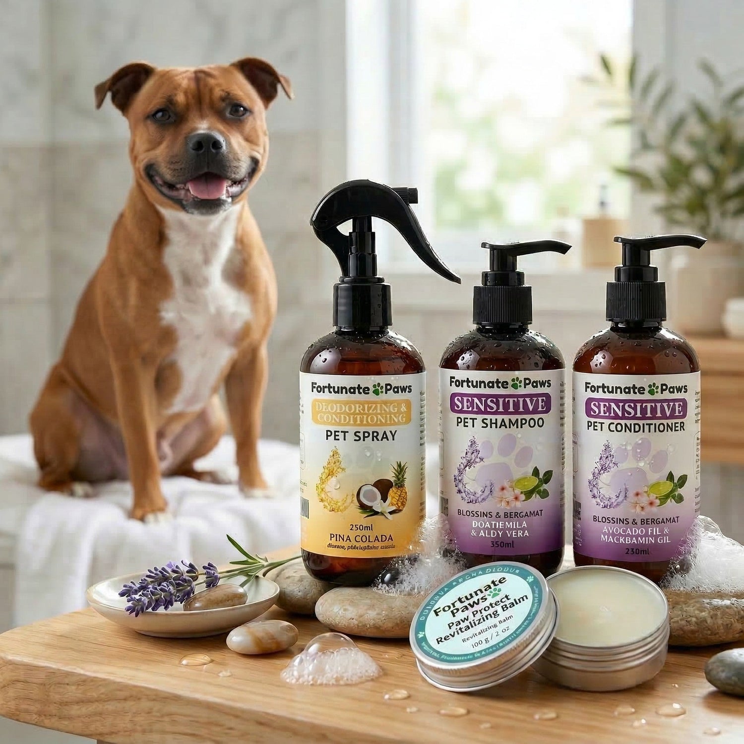 Natural Pet Shampoo, Conditioner, Balms and Sprays