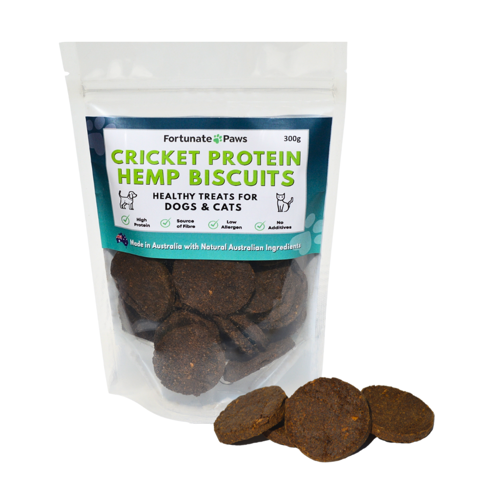 300g Cricket Protein Hemp Pet Biscuits