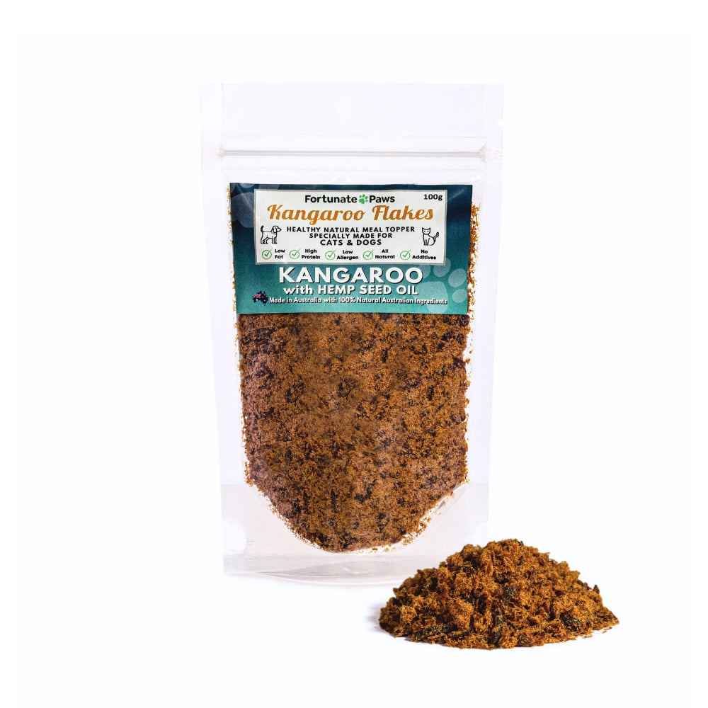 100g Kangaroo flakes meal topper