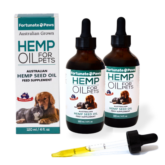 2 Pack Hemp Seed Oil for Pets 120ml