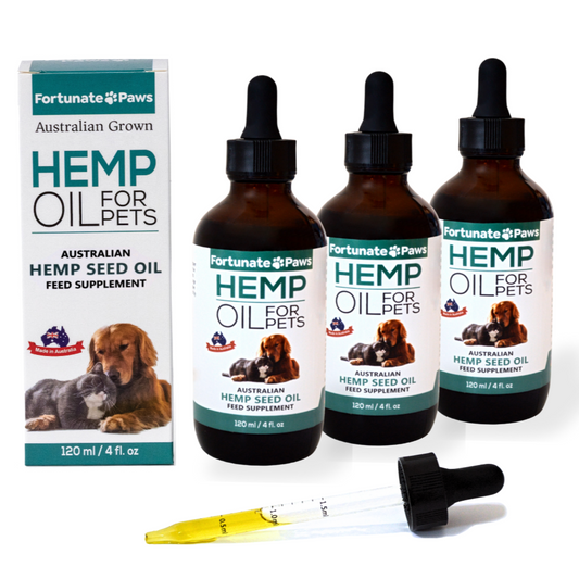 3 Pack Hemp Seed Oil for Pets 120ml
