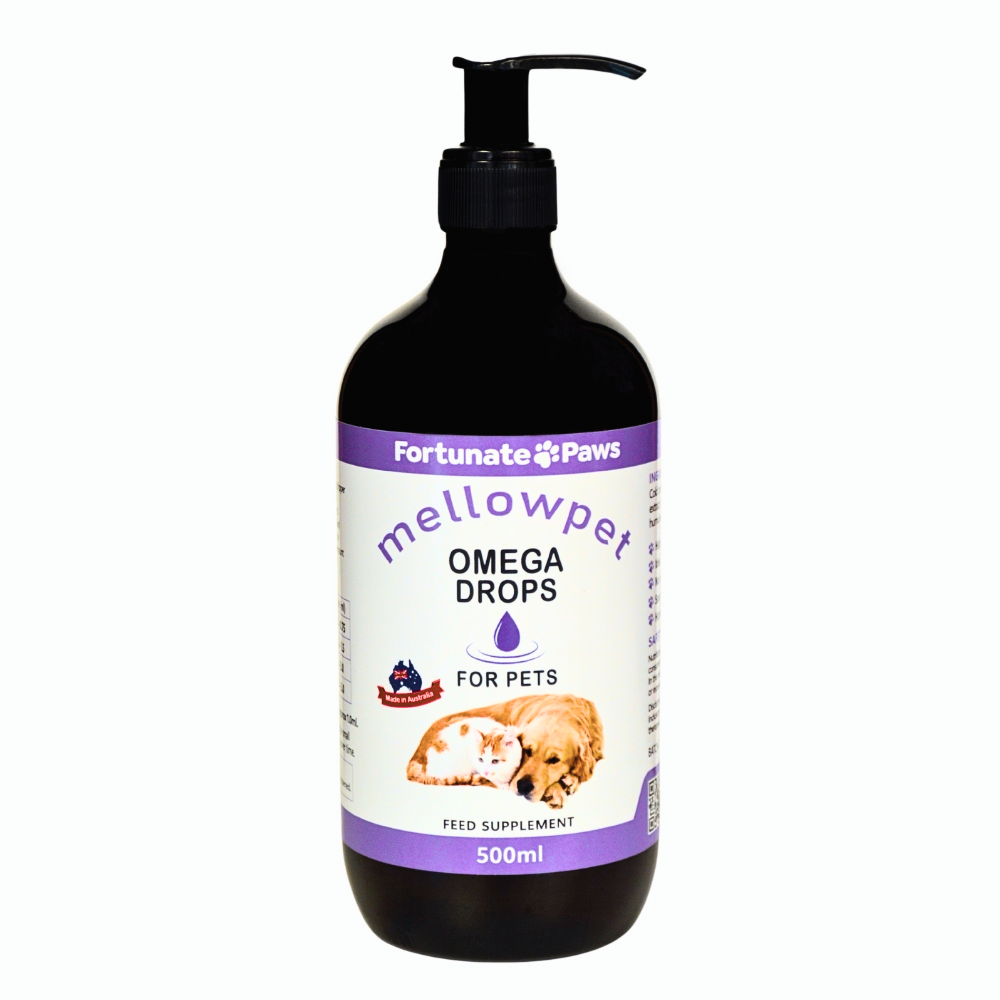 MellowPet Omega Drops 500ml | FortunatePaws