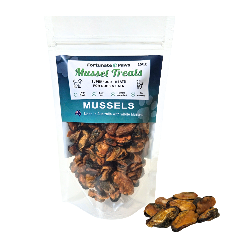 Whole Mussel Superfood Treats for Dogs and Cats 150g