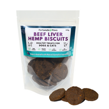 Load image into Gallery viewer, 300g Beef Liver Hemp Pet Biscuits
