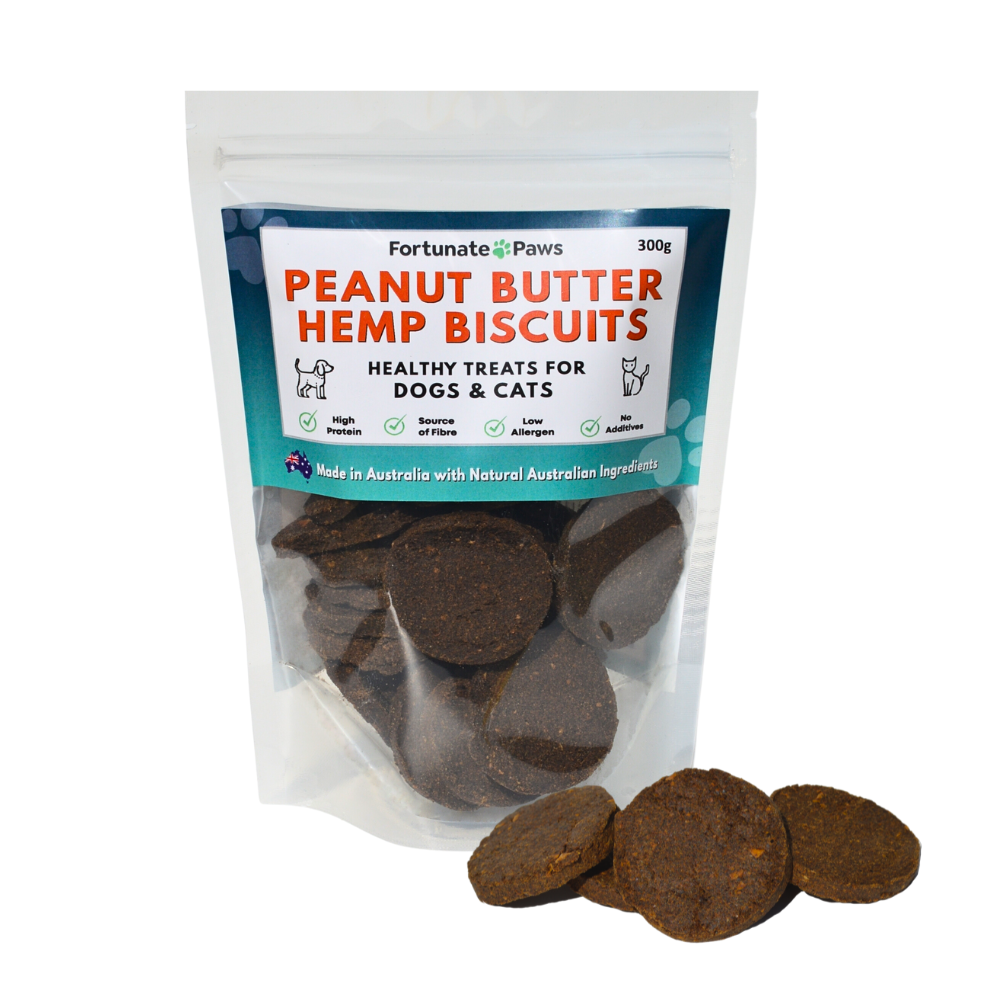 Peanut Butter Hemp Biscuits for pets