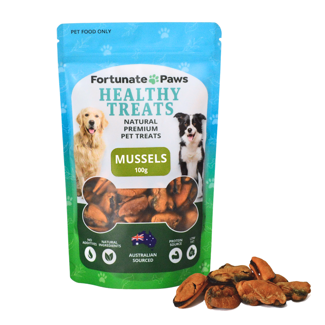 Mussel Superfood Treats for Dogs and Cats 100g
