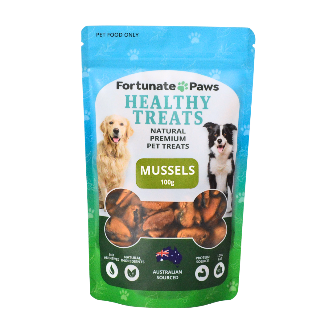 Mussel Superfood Treats for Dogs and Cats 100g