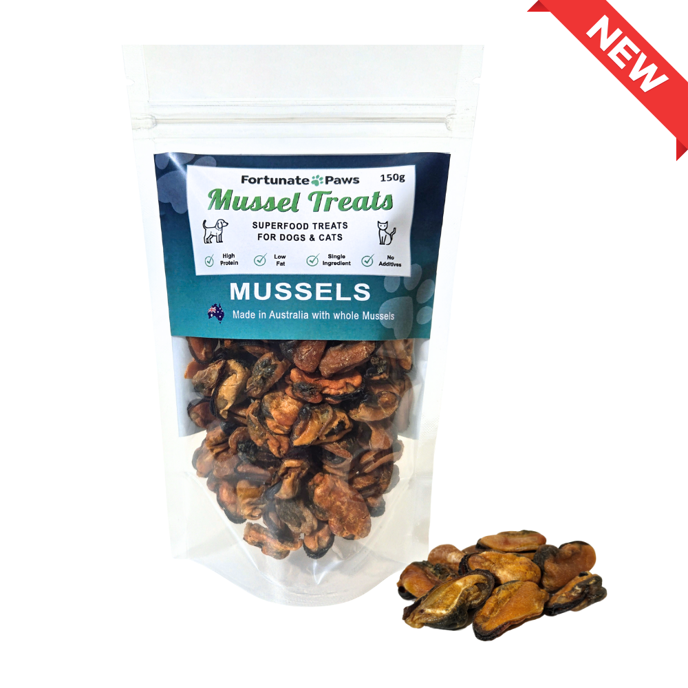 Whole Mussel Superfood Treats for Dogs and Cats 150g