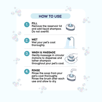Shampoo Massage Brush | Soft Silicone Bath Brush