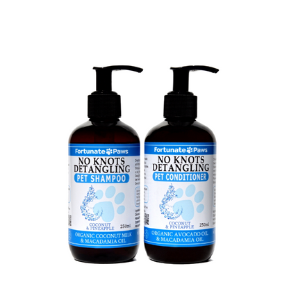 Pet Shampoo & Conditioner Pack | No Knots Detangling 250ml or 500ml