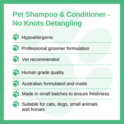 Pet Conditioner | No Knots Detangling 250ml or 500ml