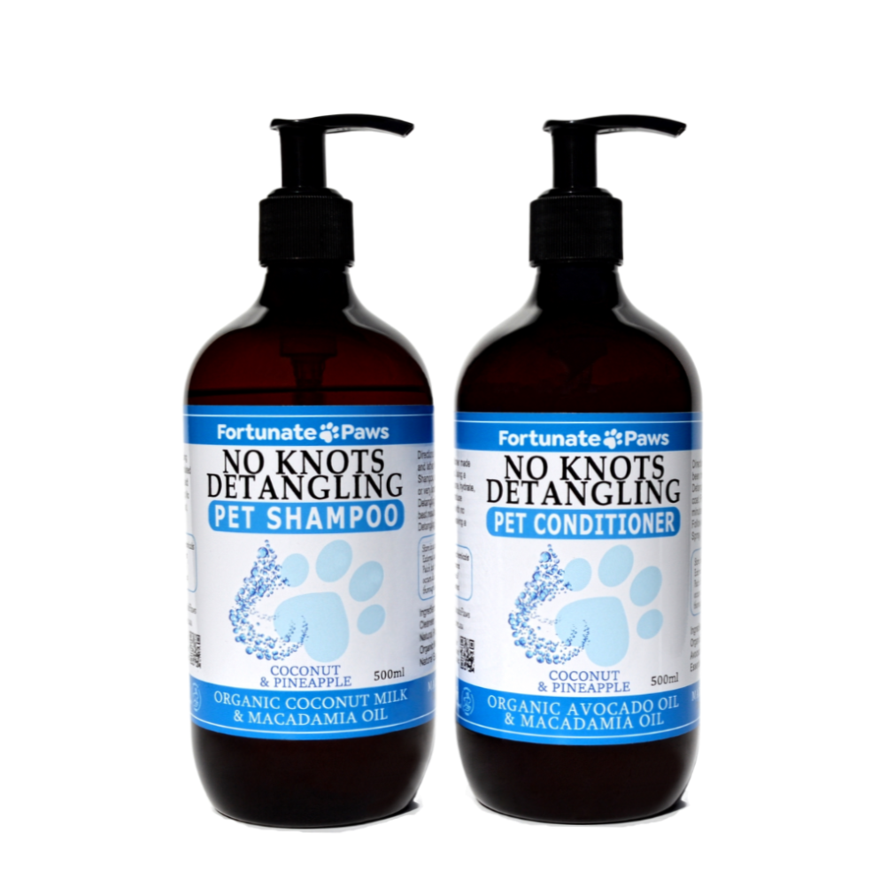 Pet Shampoo & Conditioner Pack | No Knots Detangling 250ml or 500ml